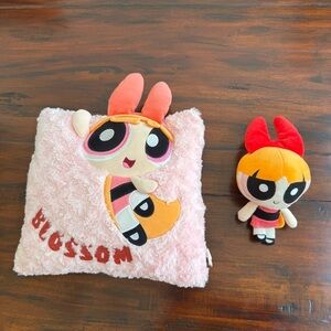 Cartoon Network Powerpuff Blossom Throw Pillow + Plush